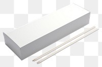 PNG Chopsticks packaging mockup white white background simplicity.