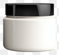 PNG Glossy shoe polish cream jar mockup gray container drinkware.