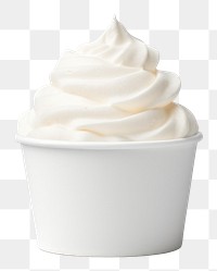 PNG Ice cream cup mockup dessert white food.