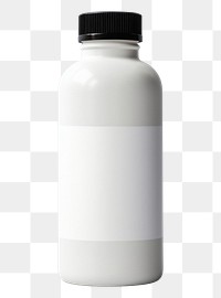PNG Supplement bottle mockup white milk drinkware.