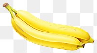 PNG Yellow banana fruit plant food.