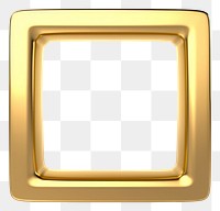 PNG A square shape gold white background simplicity.