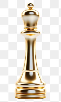 PNG A pawn chess piece gold white background simplicity.