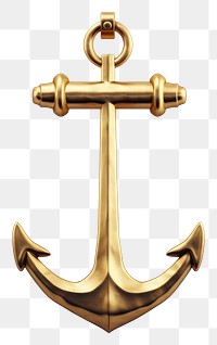 PNG An anchor gold white background electronics.
