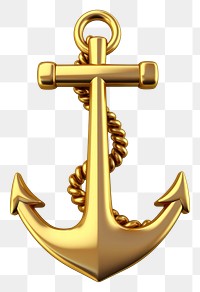 PNG An anchor icon gold white background electronics.