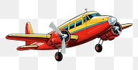 PNG Airplane propeller aircraft vehicle. 