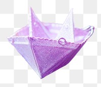 PNG  Paper origami accessories decoration.