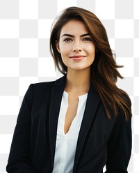 PNG Professional woman blazer office adult. AI generated Image by rawpixel.