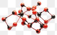 PNG Molecular structure bead molecular structure white background.