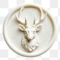 PNG Seal Wax Stamp deer art representation creativity.