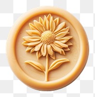 PNG Seal Wax Stamp marigold locket white background accessories.