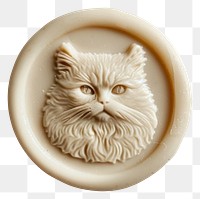 PNG Seal Wax Stamp persian cat mammal animal craft.