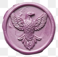 PNG Seal Wax Stamp phoenix craft white background representation.