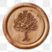 PNG Seal Wax Stamp pine locket craft wood.