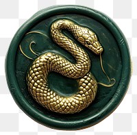 PNG Seal Wax Stamp snake logo reptile jewelry animal.