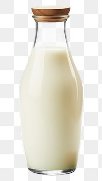 PNG Milk bottle dairy drink. 