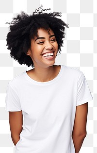 PNG Laughing t-shirt smile adult.