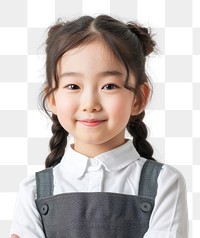 PNG Portrait child smile hairstyle.