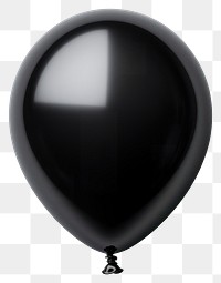 PNG  Black balloon white background celebration anniversary. AI generated Image by rawpixel.