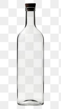 PNG  Empty bottle glass white background transparent. AI generated Image by rawpixel.