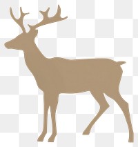 PNG  Illustration of deer wildlife animal mammal.