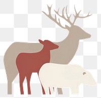 PNG  Illustration of deer livestock wildlife animal.