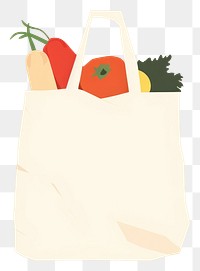 PNG  Illustration of shopping bag handbag accessories vegetable.