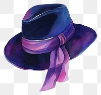 PNG Purple creativity headwear headgear.