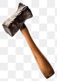 PNG Hammer with an oak handle tool white background electronics.
