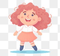 PNG Cartoon cute illustrated happiness. AI generated Image by rawpixel.