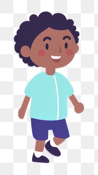 PNG Diversity kids walking together cartoon drawing child. AI generated Image by rawpixel.