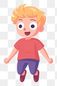 PNG Jumping boy child cute book. AI generated Image by rawpixel.