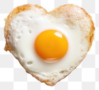 PNG Fried egg fried heart food