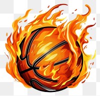 PNG Basketball sports fire football.