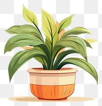 PNG Indoor plant cartoon leaf 