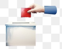PNG Vote hand red box. AI generated Image by rawpixel.