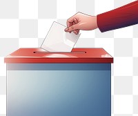 PNG  Vote paper hand box. AI generated Image by rawpixel.