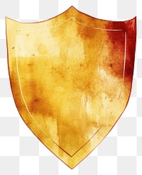 PNG Shield gold white background protection. 