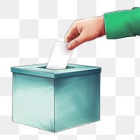 PNG  Vote paper box electronics. AI generated Image by rawpixel.