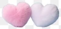 PNG Fluffy hearts celebration softness textile. AI generated Image by rawpixel.