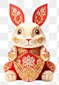 PNG Chinese new year figurine craft toy.