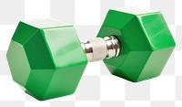PNG Classic Hexagonal Dumbbells dumbbell sports green. AI generated Image by rawpixel.