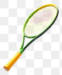 PNG Tennis racket with a Tennis ball tennis sports green. AI generated Image by rawpixel.