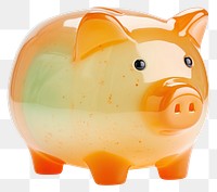 PNG Piggy bank coin white background representation. AI generated Image by rawpixel.