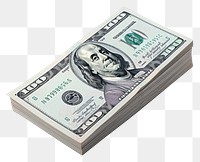 PNG One hundred dollar bill money text white background