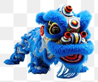 PNG Chinese new year blue toy chinese new year.
