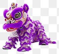 PNG Chinese new year purple toy chinese new year