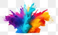 PNG Splattered creativity exploding splashing