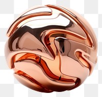 PNG 3d render of a basketball in surreal abstract style sphere metal text.