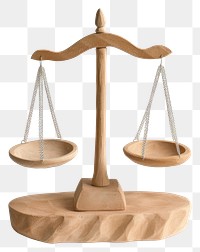 PNG Clay 3d legal justice balance scale wood simplicity furniture.